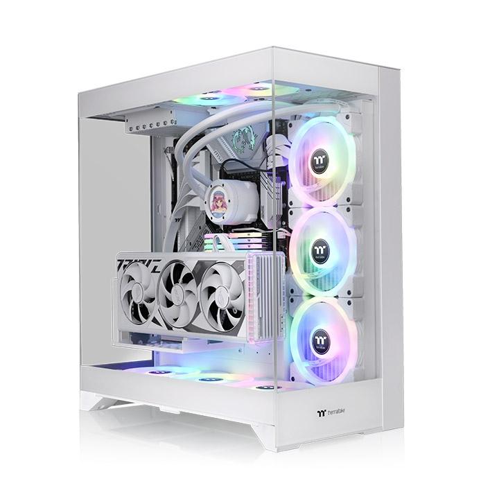 Thermaltake CTE E550 TG Snow Mid Tower Chassis Case White