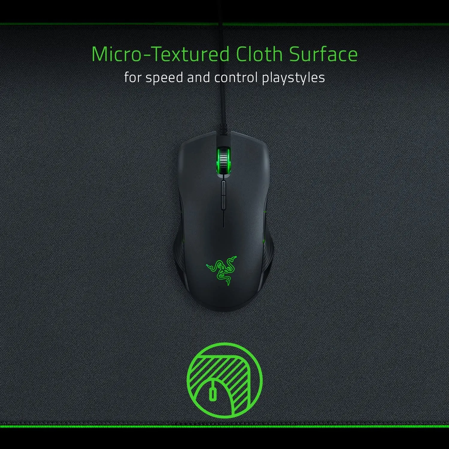 RZ02-02500100-R3M1 Razer Mouse Pad Goliathus Chroma Black