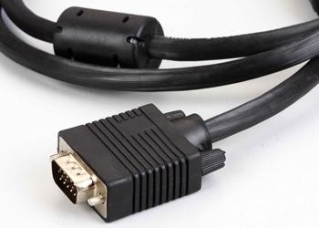 Kingda KDVGA1001-30M 3+4+64 Braiding VGA Cable, Al and braiding shield, Copper, Nickel Plated, 0.8mm