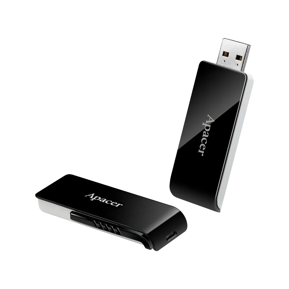 Apacer, AH350, 32GB, USB 3.2 Gen 1, Black