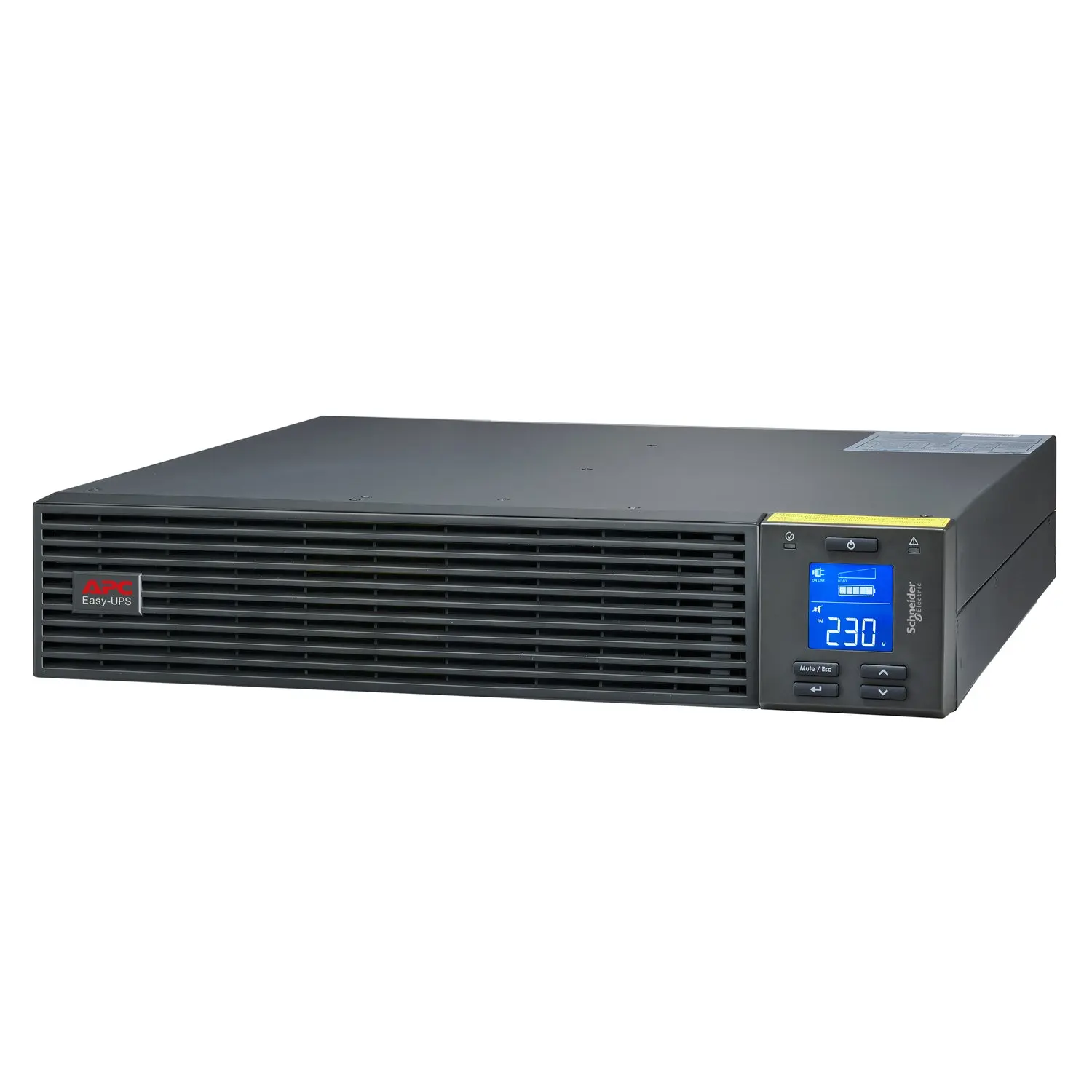 APC SRV3KRIRK, 3kVA/2400W, LCD, Online, Automatic internal bypass, Black