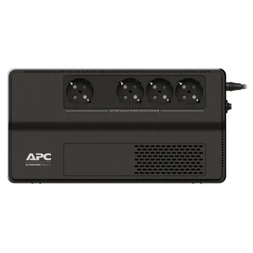 APC BV1000I-GR, 1000VA/600W, Line-Interactive, Internal automatic bypass, Black