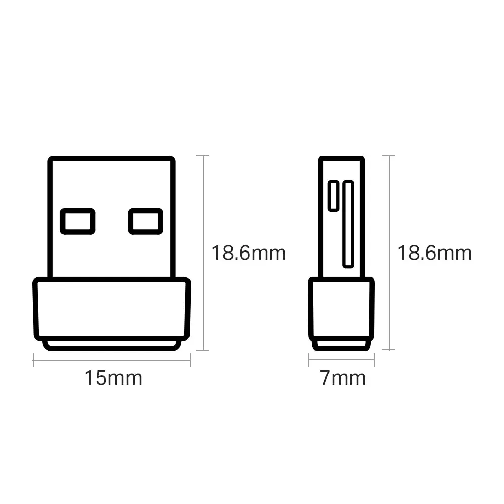 TP-Link Archer T2U Nano, AC600 Nano Wireless USB Adapter