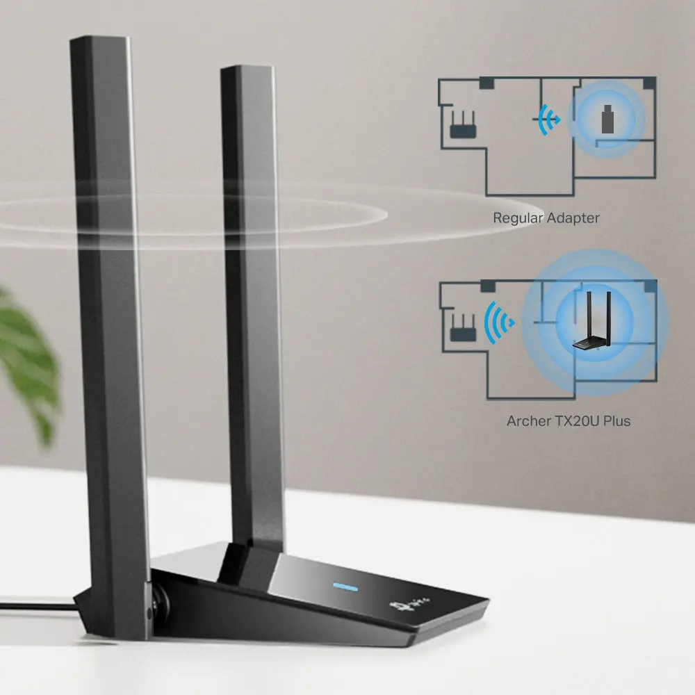 TP-Link Archer TX20U Plus, AX1800, Wireless USB Adapter
