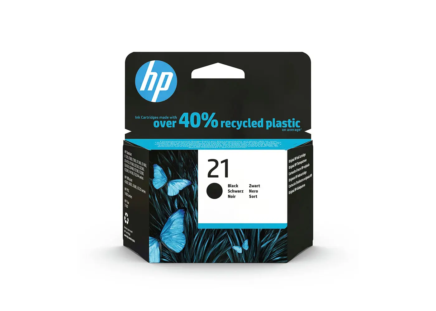 HP 21, Black Ink Cartridge C9351AE