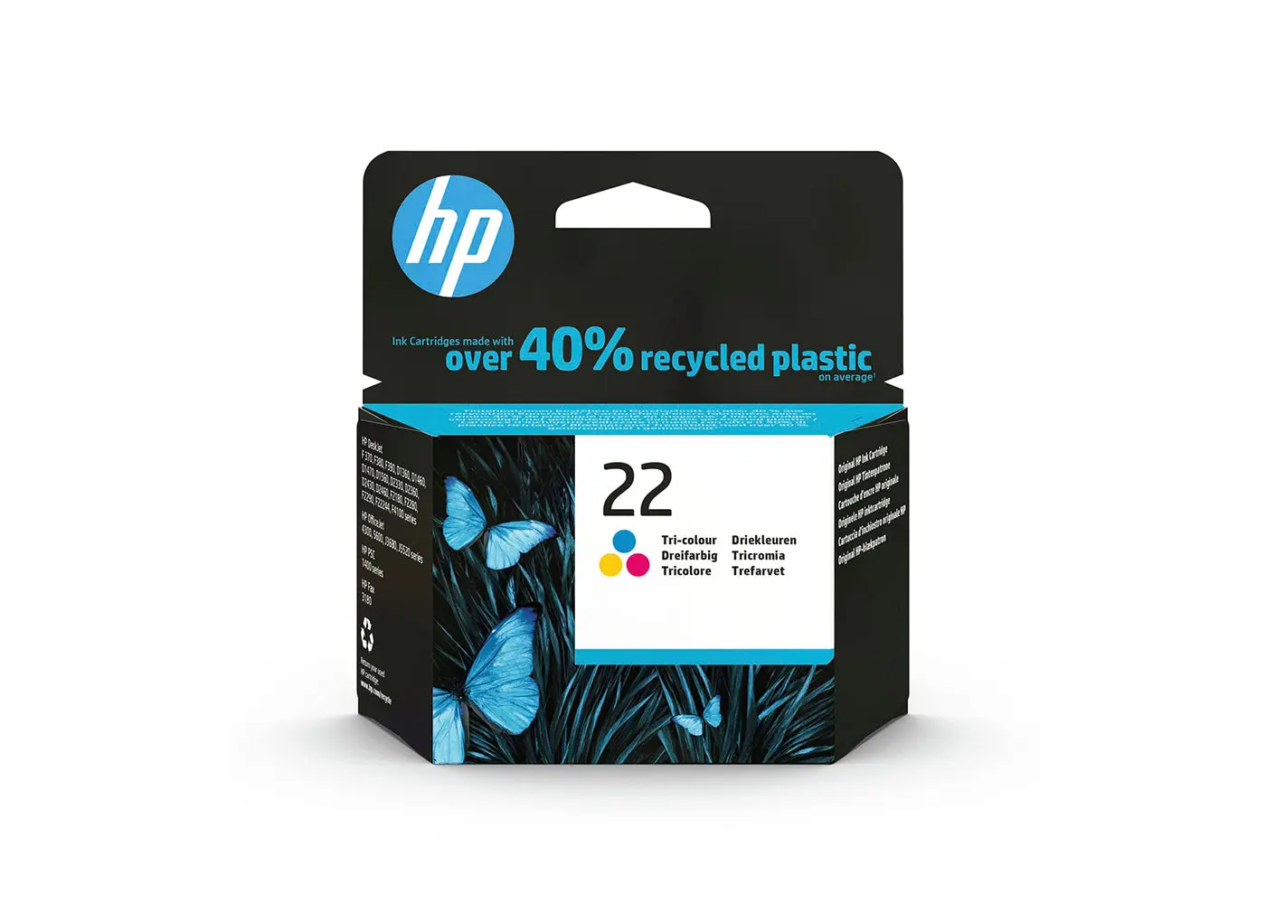 HP 22, Tri-Color Ink Cartridge C9352AE