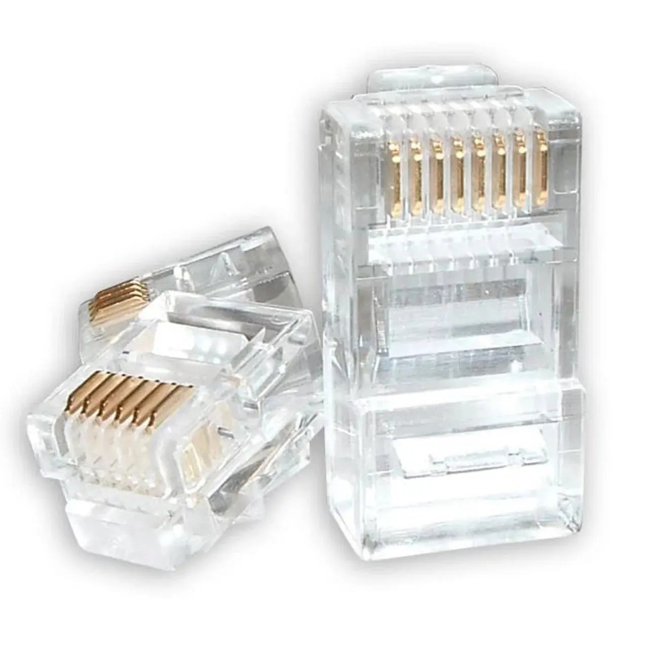 KD-PG8016-C6-23AWG, Kingda RJ 45, 8P8C cat 6, for 23AWG cable,100pcs/bag