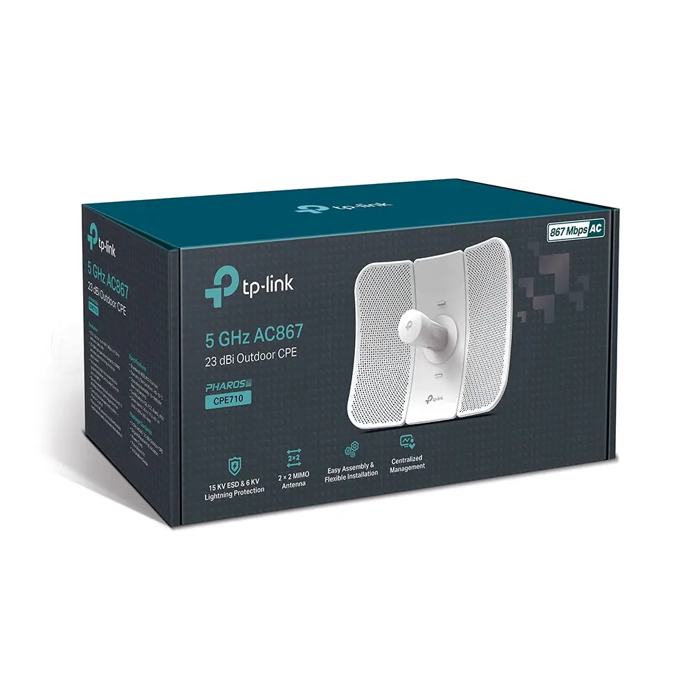 TP-Link CPE710, 867Mbps Wireless 5GHz Outdoor