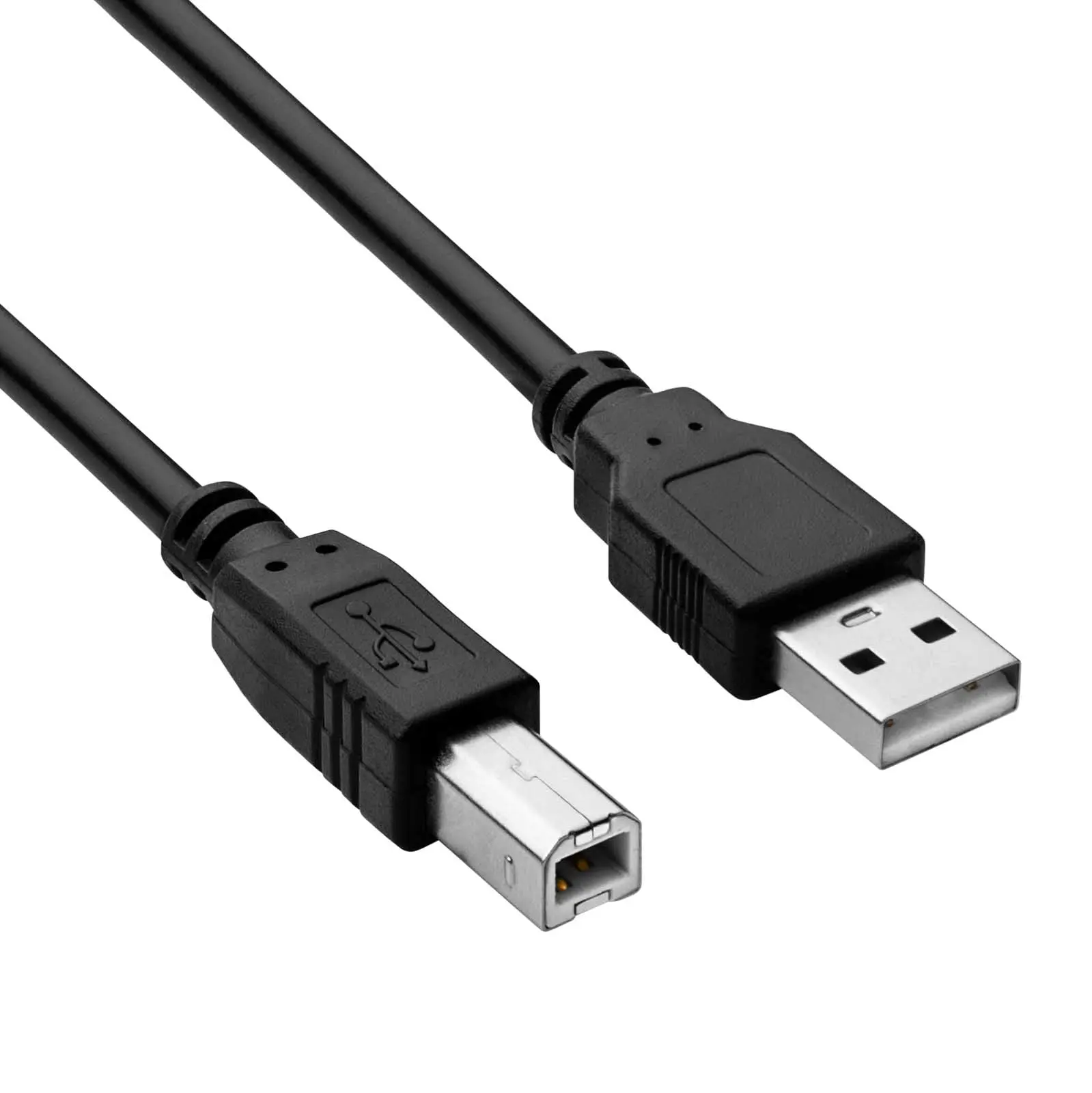 Kingda KDUSB2002-5M USB AM/BM,28AWG Copper+28AWG, OD=4.5MM, PVCBraiding 64X0.12AL,1 ferrite,5M
