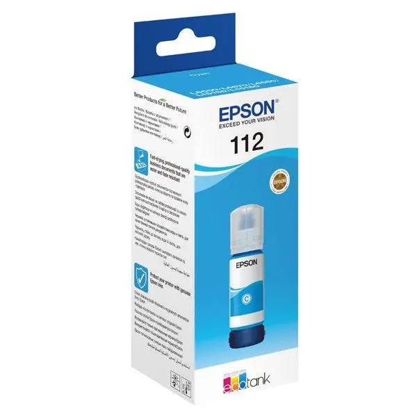 Epson 112 Pigment Cyan Ink Bottle C13T06C24A