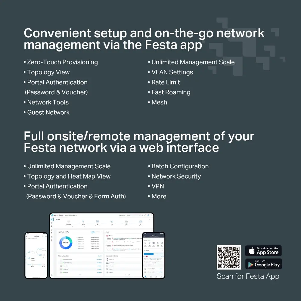 TP-Link Festa FS308G, 8-Port 10/100/1000Mbps Smart Switch, Supports PoE input
