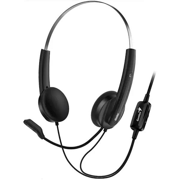 Genius HS-220U USB Headset Black