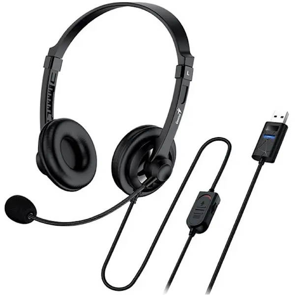 Genius HS-230U, USB Headset Black