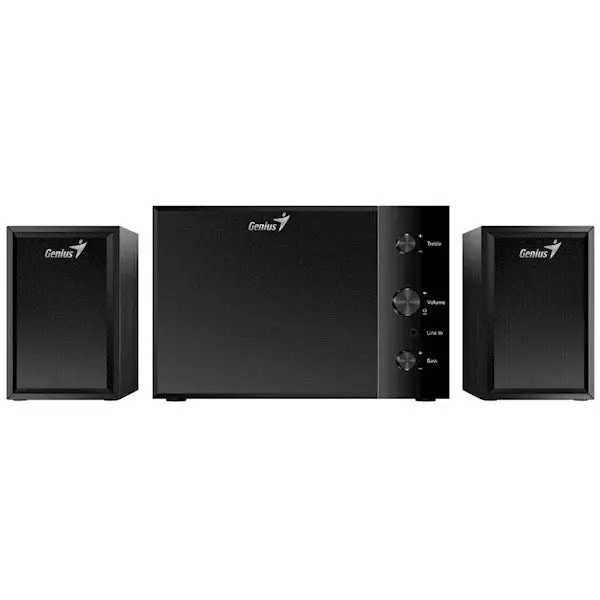 Genius SW-2.1 350 Hi-Fi Speaker Black Wood