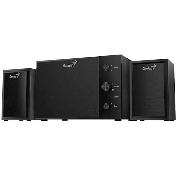 Genius SW-2.1 350 Hi-Fi Speaker Black Wood