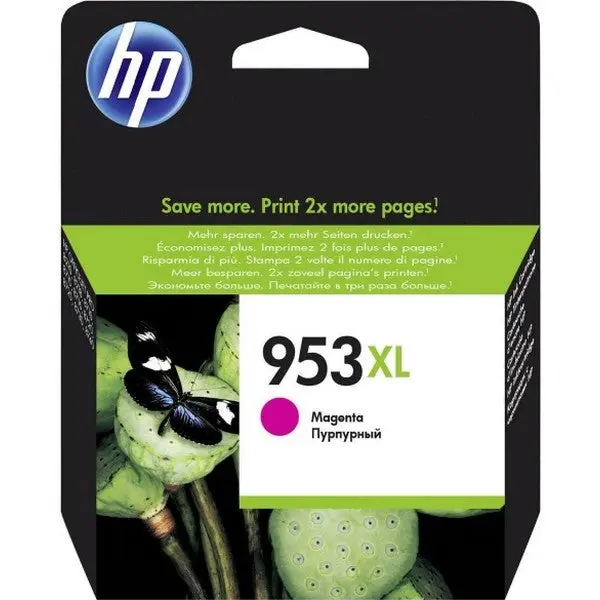 HP 953XL Magenta Ink Cartridge (High Yield) F6U17AE