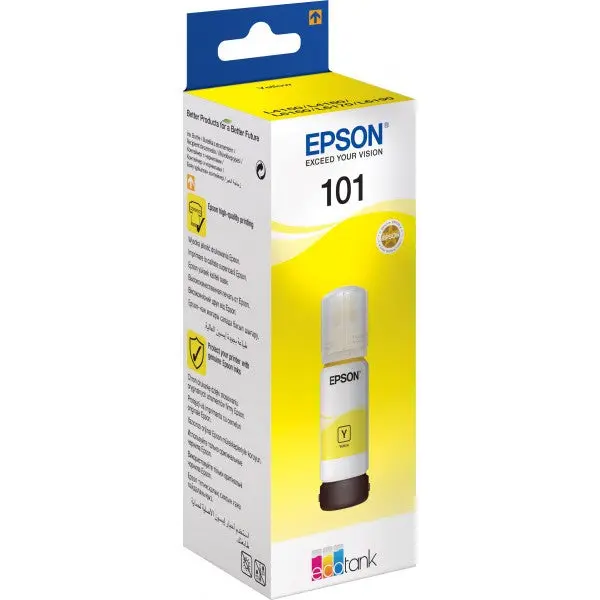 Epson 101 Ink, Yellow Ink Bottle C13T03V44A