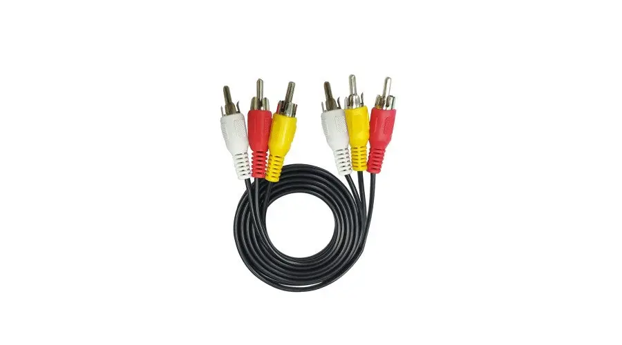 KDAVRCA1004, Kingda stereo cable,3 RCA to 3 RCA,1.8m