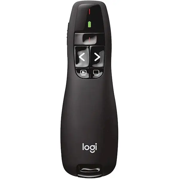 R400 Logitech Wireless 2.4 GHz Presentation Remote - BLACK L910-001356