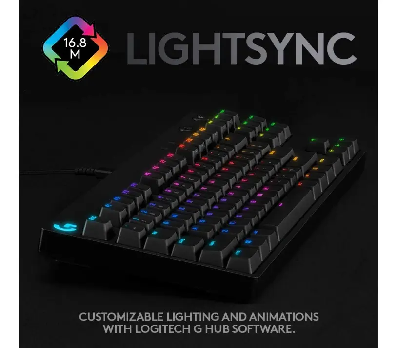 Logitech G PRO TKL Keyboard, Black