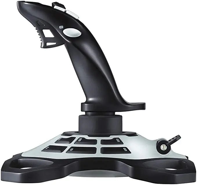 Extreme 3D Pro Joystick 12 Buttons, LOGITECH - SILVER/BLACK - USB 942-000031