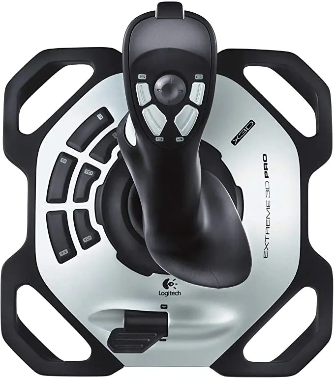 Extreme 3D Pro Joystick 12 Buttons, LOGITECH - SILVER/BLACK - USB 942-000031