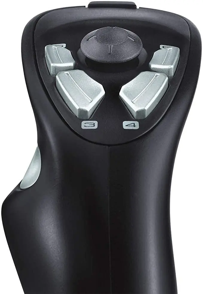 Extreme 3D Pro Joystick 12 Buttons, LOGITECH - SILVER/BLACK - USB 942-000031