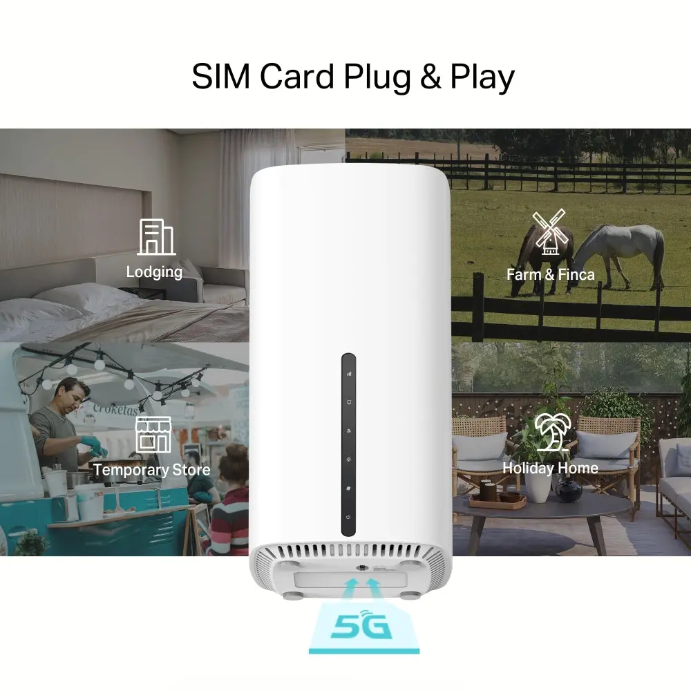 TP-Link Archer NX200 Router, 5G Nano SIM AX1800 Wireless Dual-Band Gigabit Router