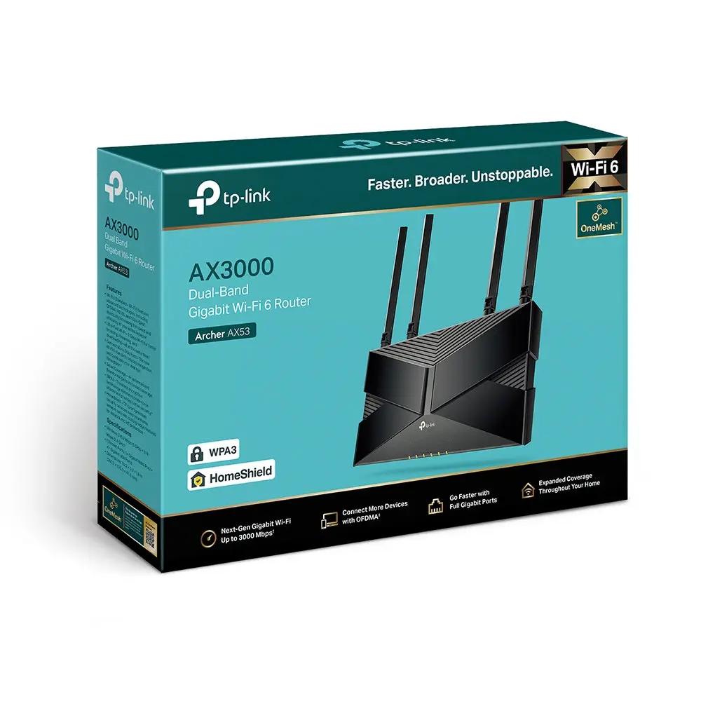 TP-Link Archer AX53, AX3000 Wi-Fi 6 Router