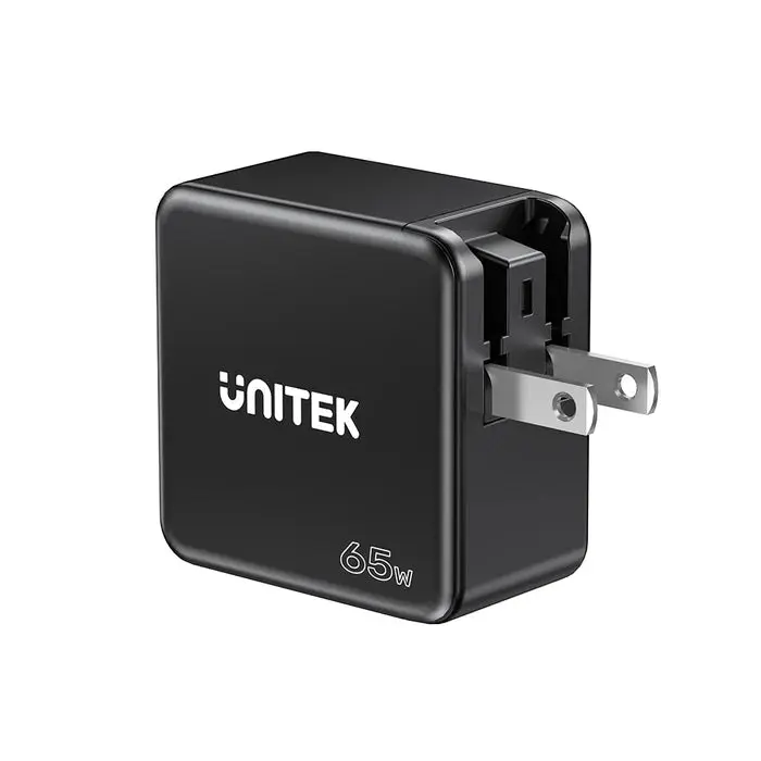 Unitek P1117B Power Supply, 65W, 2xType-C 65w, USB QC 3.0 30W
