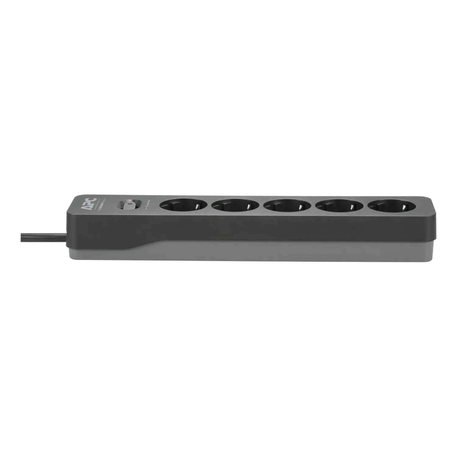 APC PME5B-GR Surge Protector, Essential SurgeArrest 5 Outlet, 1.5 m, 230V/10 A, 2300 W, Germany, Black