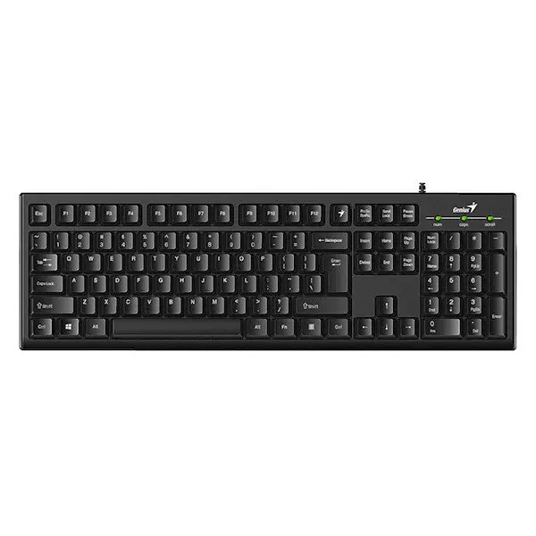 Genius KB-100 Keyboard, Black