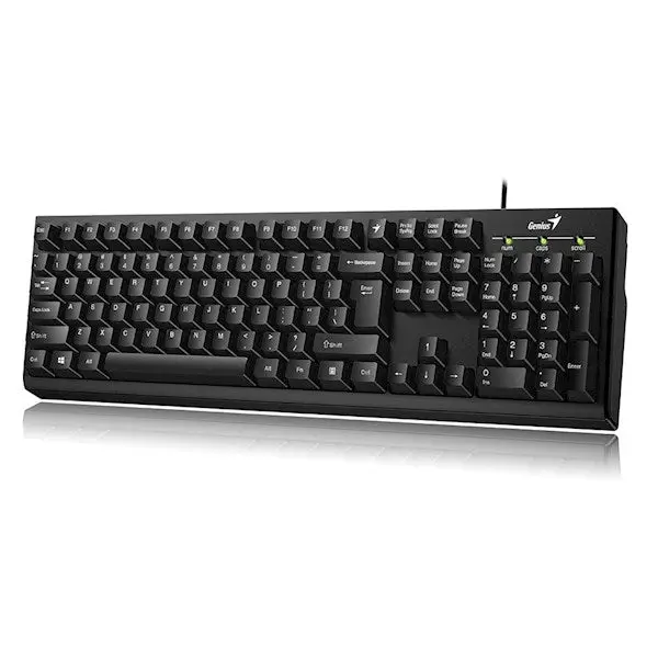 Genius KB-100 Keyboard, Black