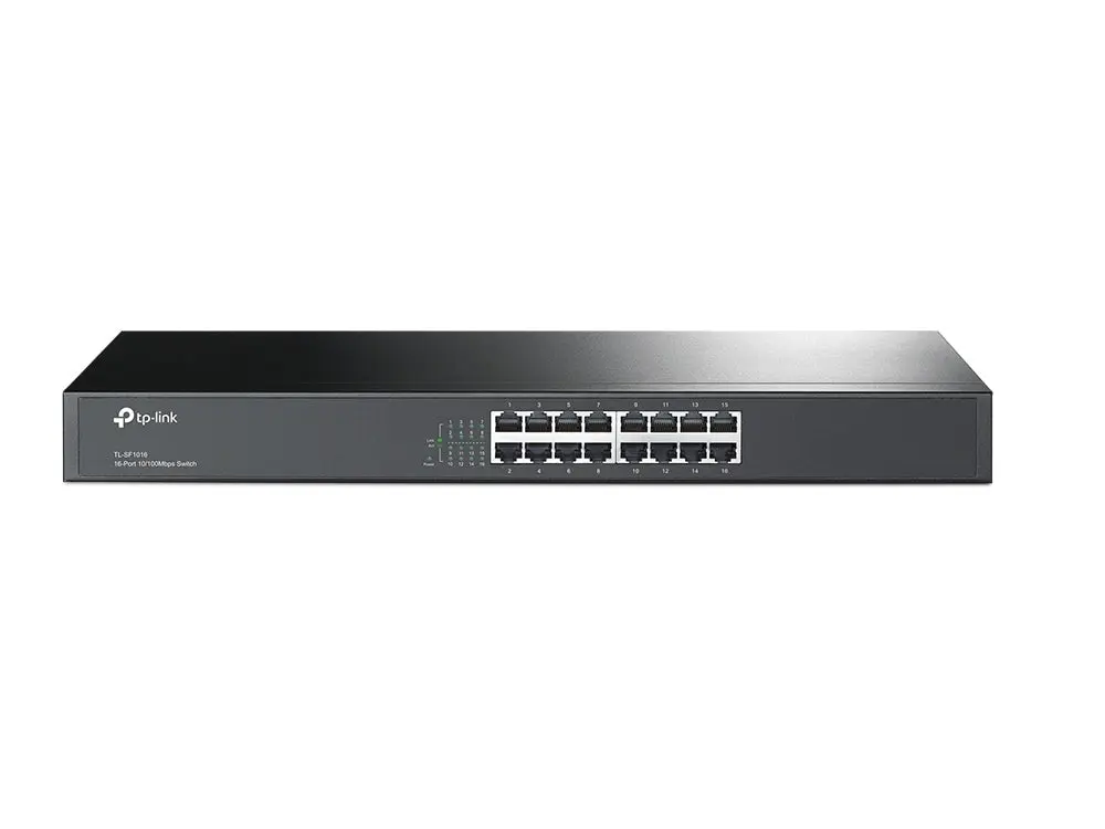 TP-Link TL-SF1016, 16-port 10/100M Switch, 16 10/100M RJ45 ports