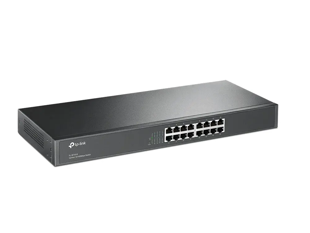 TP-Link TL-SF1016, 16-port 10/100M Switch, 16 10/100M RJ45 ports