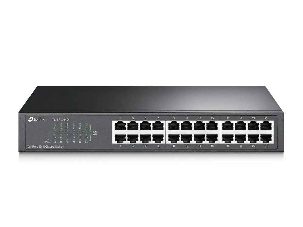 TP-Link TL-SF1024D, 24-port 10/100 Switch, 24 10/100M RJ45 ports