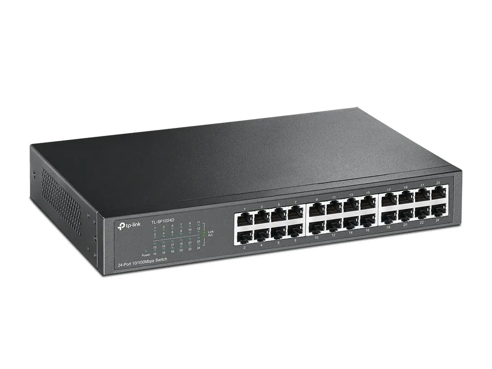 TP-Link TL-SF1024D, 24-port 10/100 Switch, 24 10/100M RJ45 ports