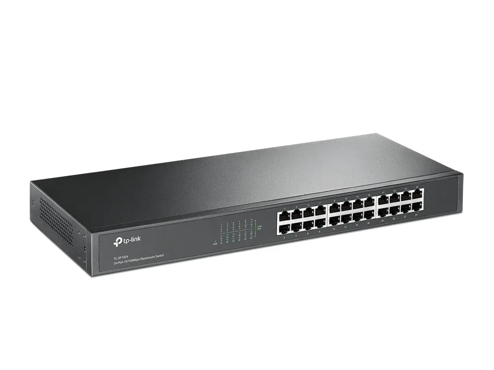 TP-Link TL-SF1024, 24-port 10/100M Switch, 24 10/100M RJ45 ports