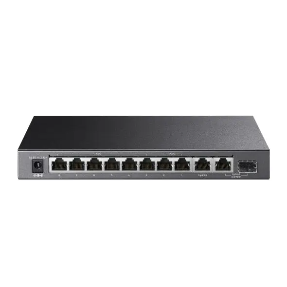 TP-Link, TL-SG1210PP, 10-Port Gigabit Desktop Switch with 6-Port PoE+ and 2-Port PoE++