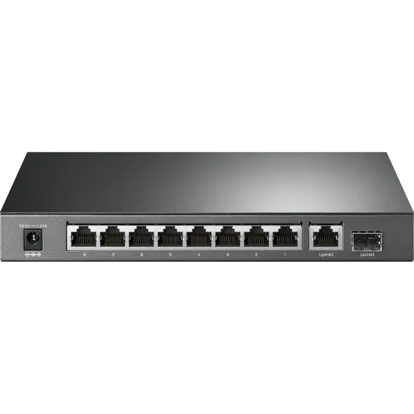 TP-Link, TL-SG1210P 10-Port Gigabit Desktop Switch with 8-Port PoE+