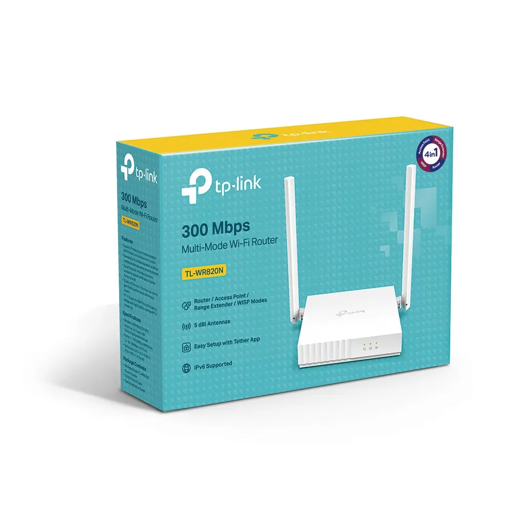 TP-Link TL-WR820N 300Mbps Multi-Mode Wireless N Router