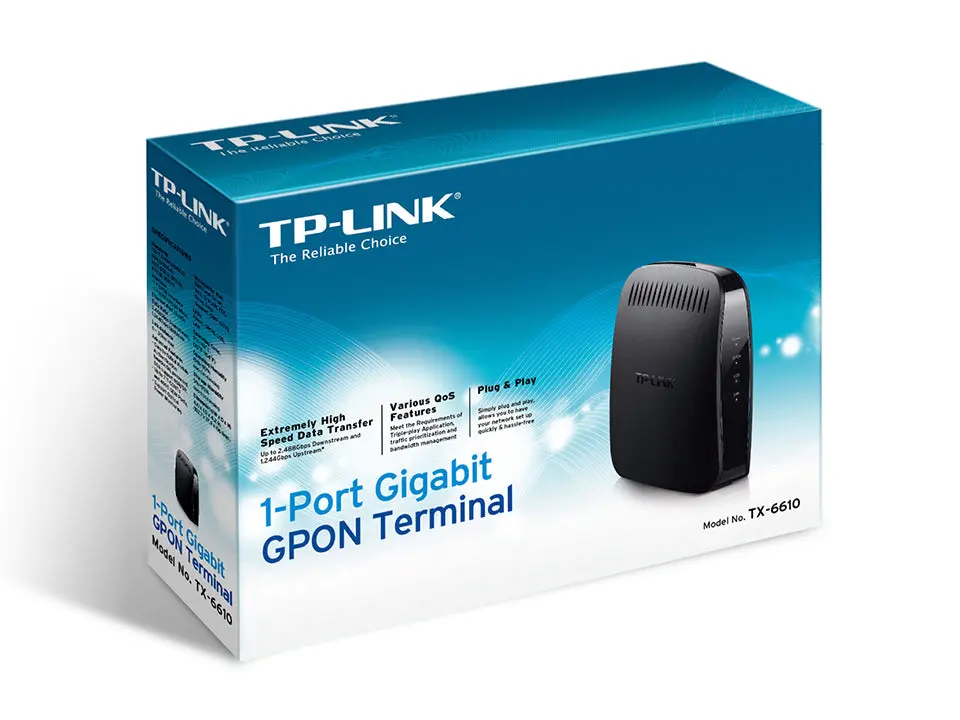 TP-Link TX-6610 C+ 1-Port Gigabit GPON Terminal Class C+