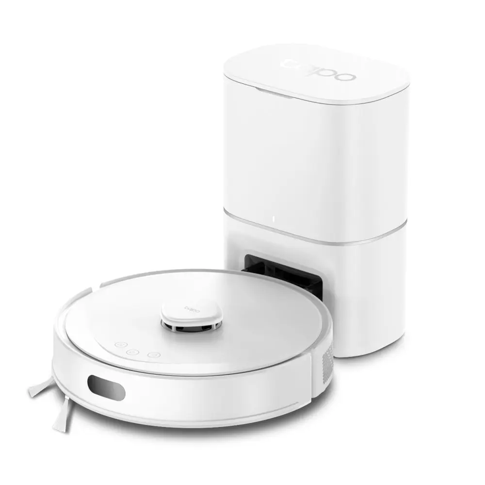 TP-Link, Tapo, RV30 Max Plus, Robot Vacuum Cleaner, White