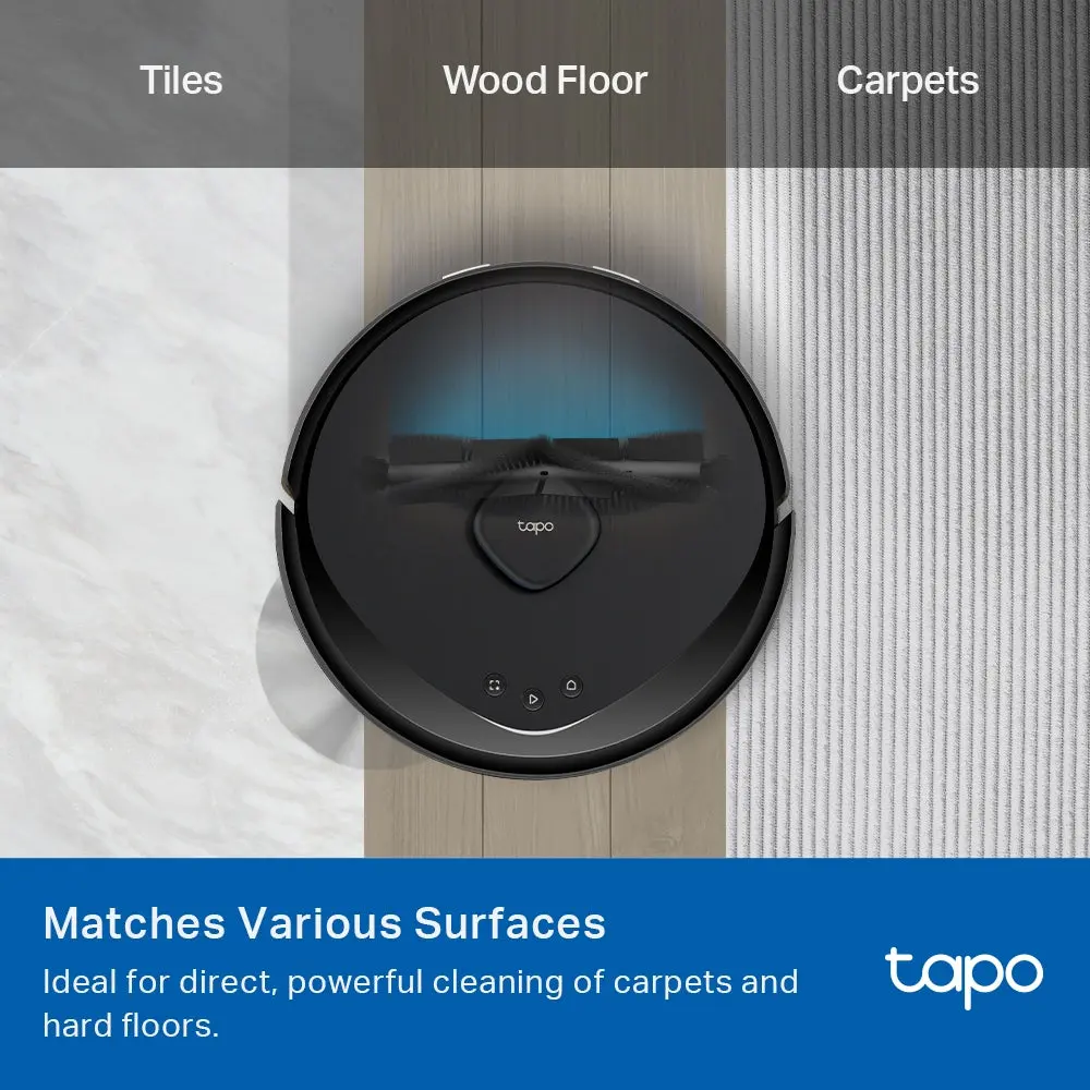 TP-Link Tapo RVA105, Robot Vacuum Replacement Kit Main Brush ×1, Side Brush ×2, Washable HEPA Filter ×2