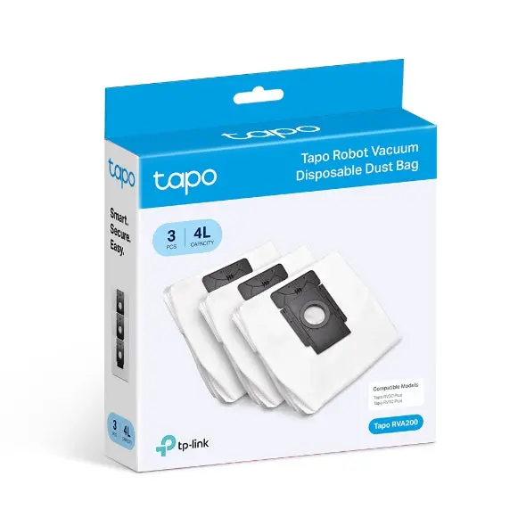 TP-Link Tapo RVA200, Robot Vacuum Disposable Dust Bag (3 Pcs)
