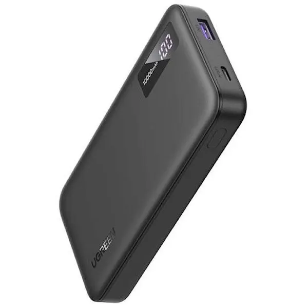 UGREEN, 25742, Power Bank, 10000mAh, USB-C, USB, Two-way Power Bank, Black