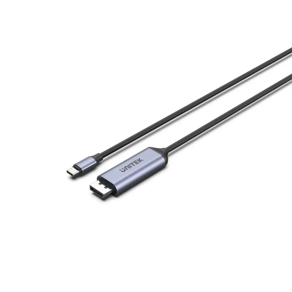 Unitek V1423C USB-C To DP1.4 8K 60Hz Adapter Cable, Space Grey 1.8M