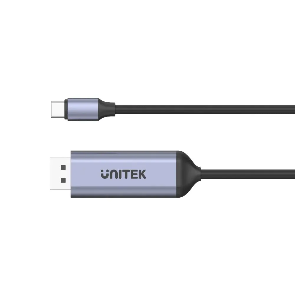 Unitek V1423C USB-C To DP1.4 8K 60Hz Adapter Cable, Space Grey 1.8M