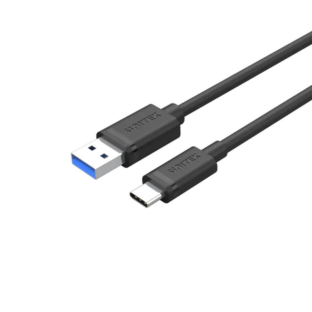 Y-C474BK, Unitek USB3.0 Type-C (M) Cable to Type-A (M) Cable, 1M Black