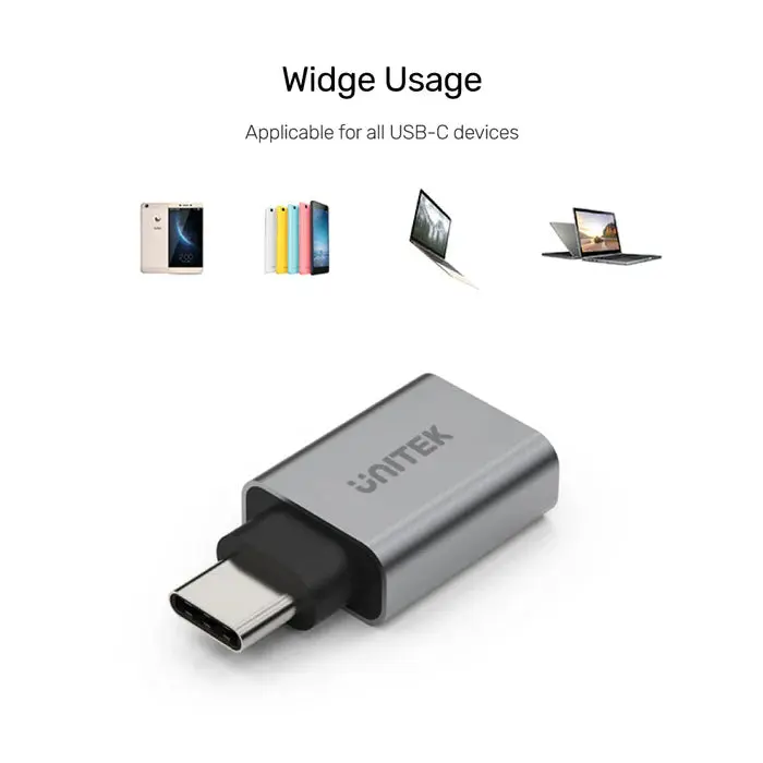 Unitek Y-A025CGY USB3.1 Type-C to USB-A Adapter OTG